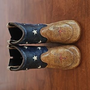 Old West Tan Boots Classic Western Style